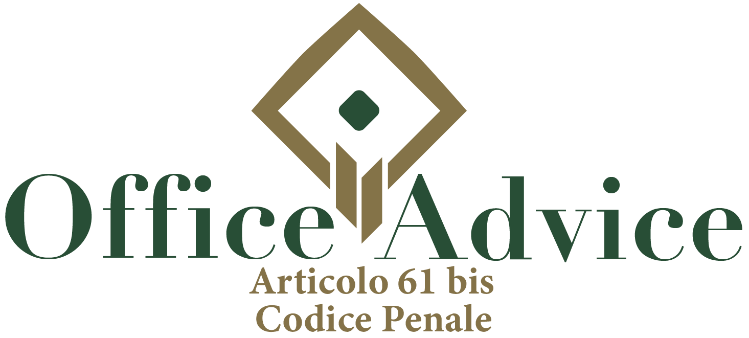 Articolo 61 bis - Codice Penale