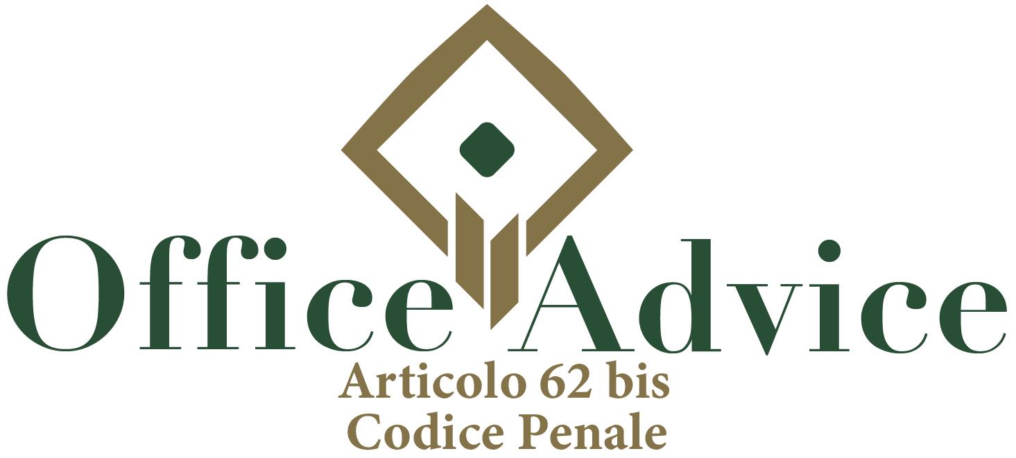 Articolo 62 bis - Codice Penale