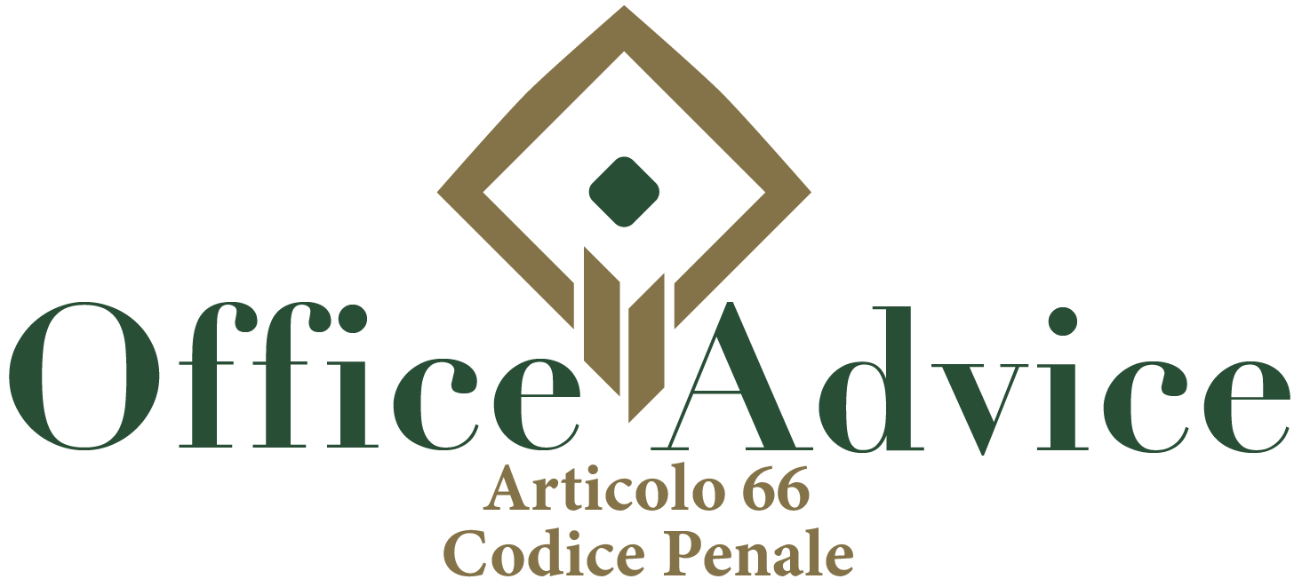 Articolo 66 - Codice Penale
