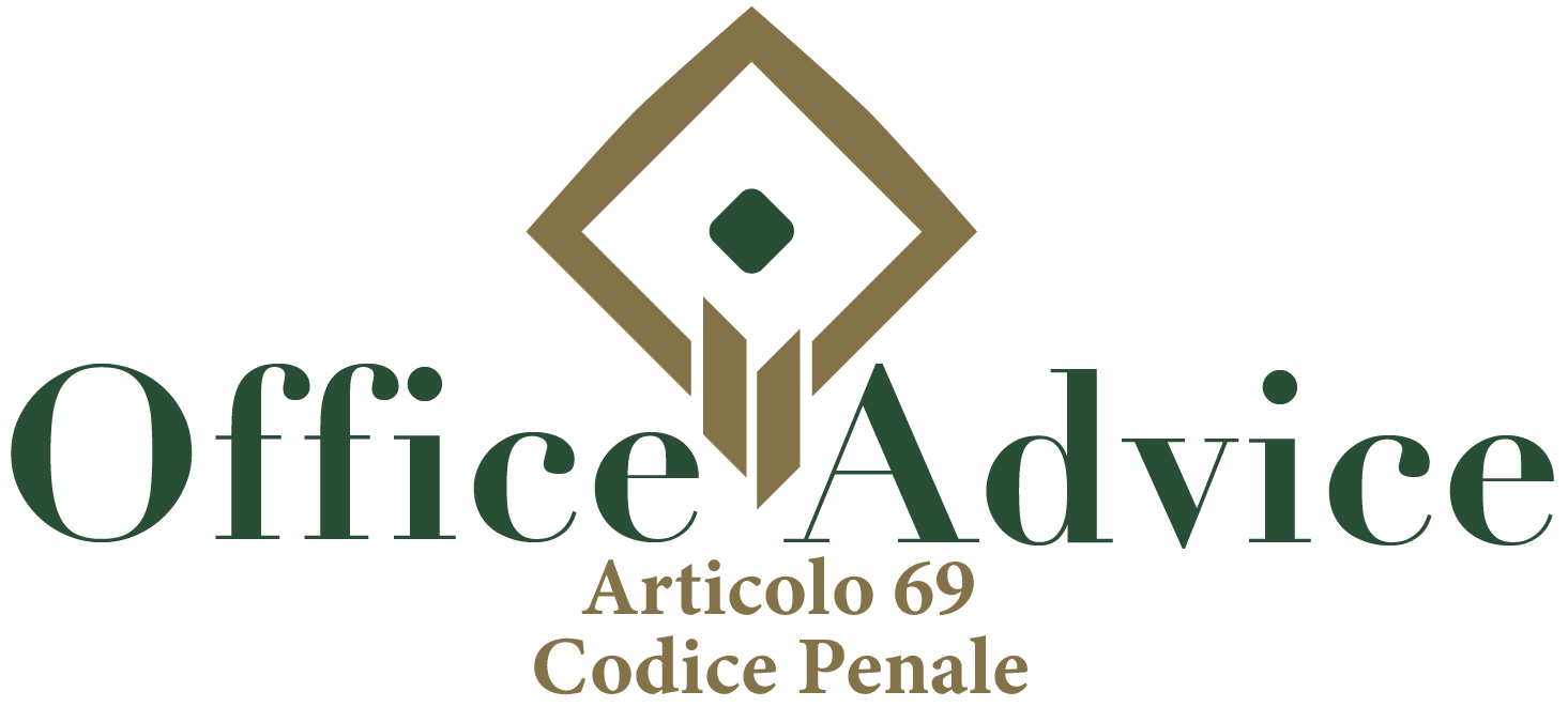 Articolo 69 - Codice Penale