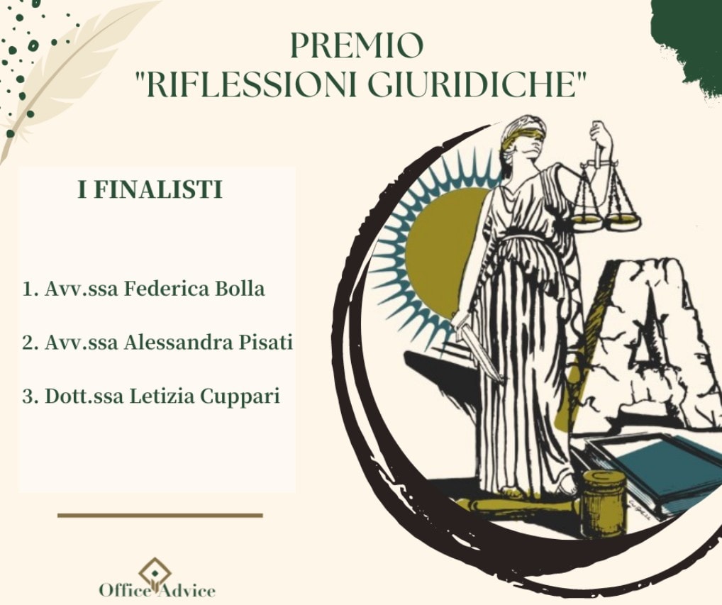 finalisti premio riflessioni giuridiche