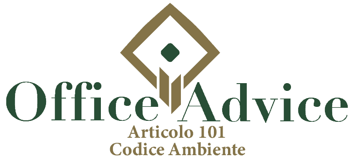 Art. 101 - Codice ambiente