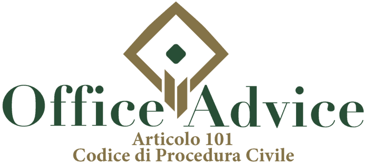 Articolo 101 - Codice di Procedura Civile