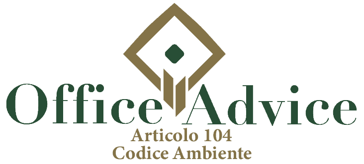 Art. 104 - Codice ambiente