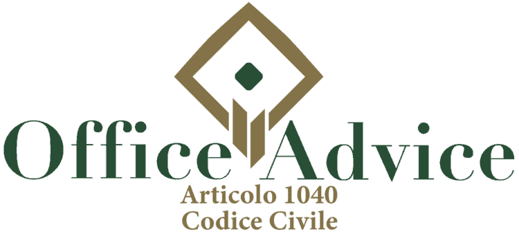 Articolo 1040 - Codice Civile