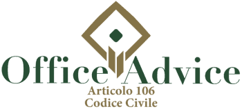 Articolo 106 - codice civile