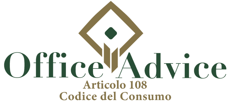Articolo 108 - Codice del Consumo