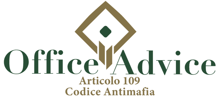 Articolo 109 - Codice Antimafia