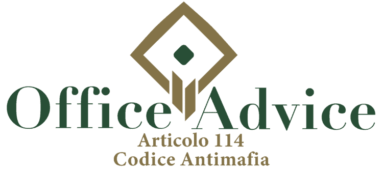 Articolo 114 - Codice Antimafia