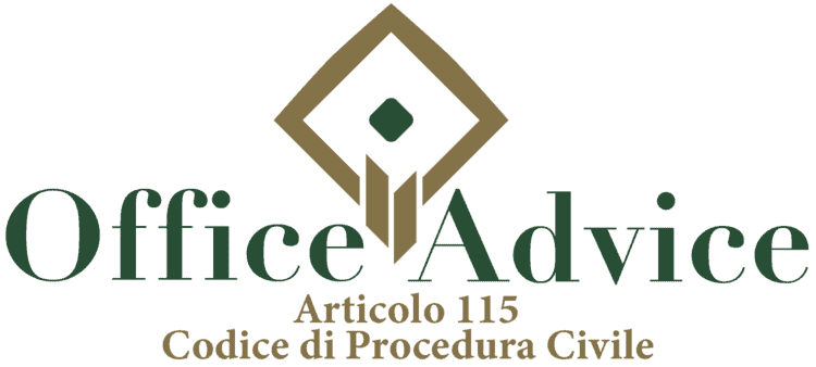 Articolo 115 - Codice di Procedura Civile