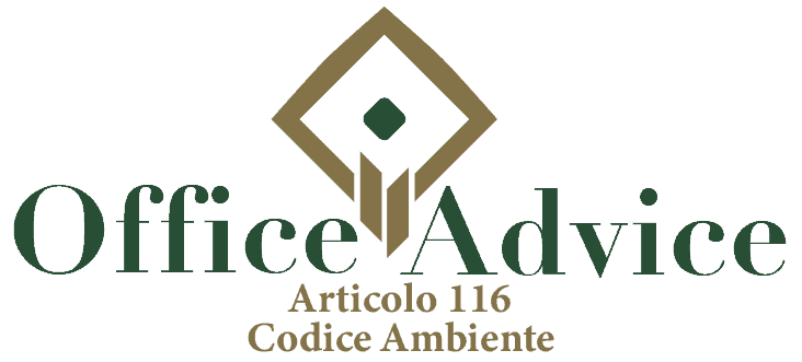 Art. 116 - Codice ambiente