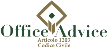 Articolo 1203 - codice civile