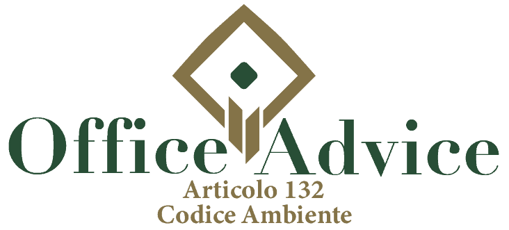 Art. 132 - Codice ambiente