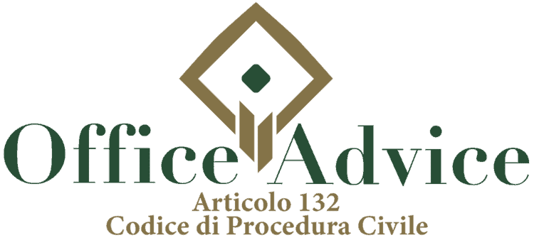 Articolo 132 - Codice di Procedura Civile