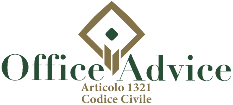 Articolo 1321 - Codice Civile