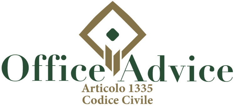 Articolo 1335 - Codice Civile