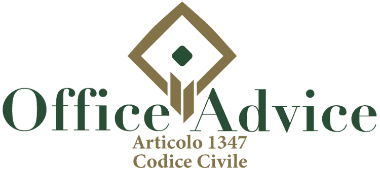 Articolo 1347 - Codice Civile