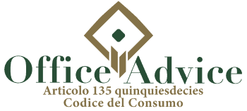 Art. 135 quinquiesdecies - codice del consumo