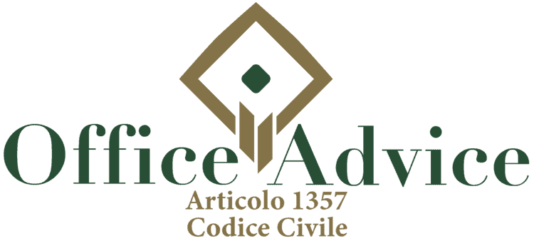 Articolo 1357 - Codice Civile