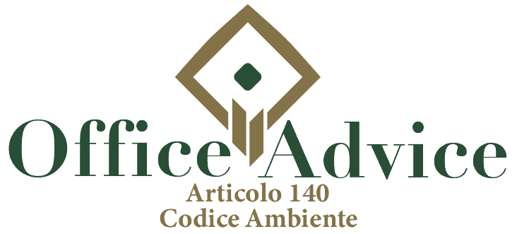 Art. 140 - Codice ambiente