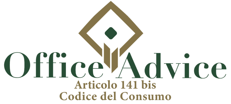 Articolo 141 bis - Codice del Consumo