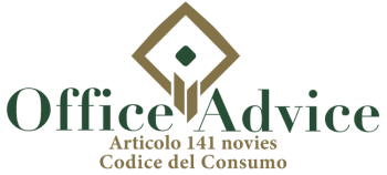 Articolo 141 novies - codice del consumo
