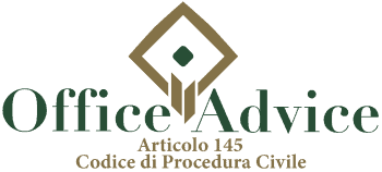 Articolo 145 - codice di procedura civile