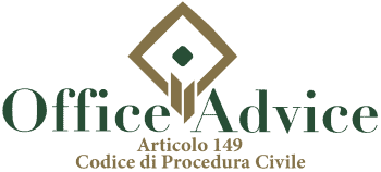 Articolo 149 - codice di procedura civile