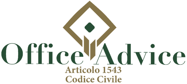 Articolo 1543 - Codice Civile