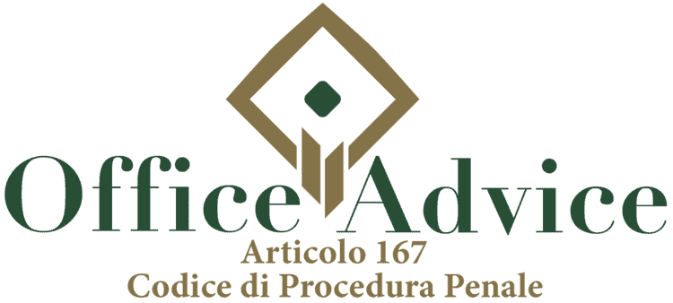 Articolo 167 - Codice di Procedura Penale