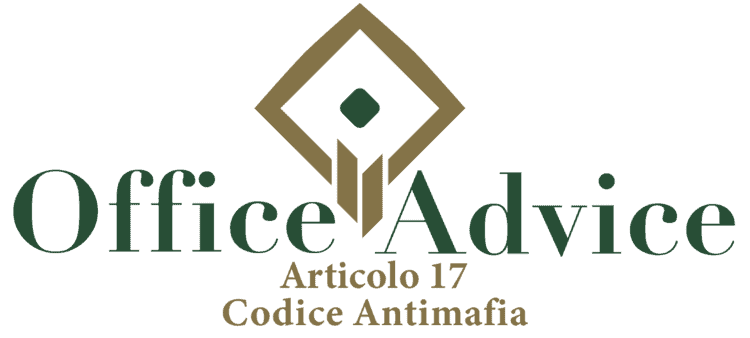 Articolo 17 - Codice Antimafia
