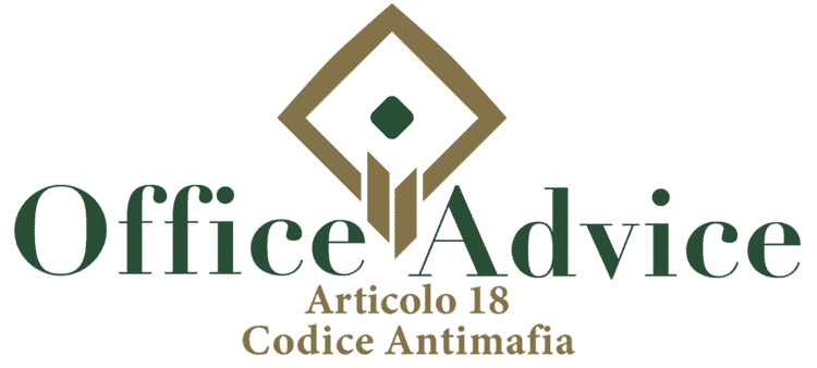 Articolo 18 - Codice Antimafia