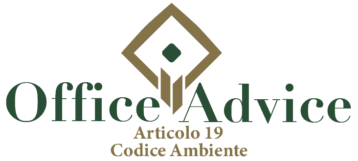Art. 19 - Codice ambiente