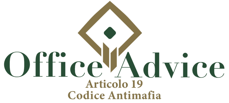 Articolo 19 - Codice Antimafia