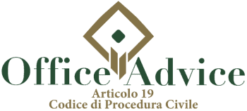 Articolo 19 - codice di procedura civile