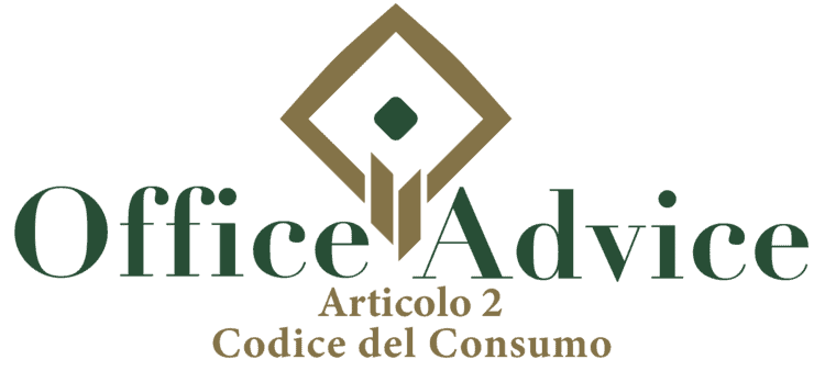 Articolo 2 - Codice del consumo