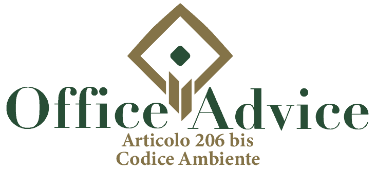 Art. 206 bis - Codice ambiente