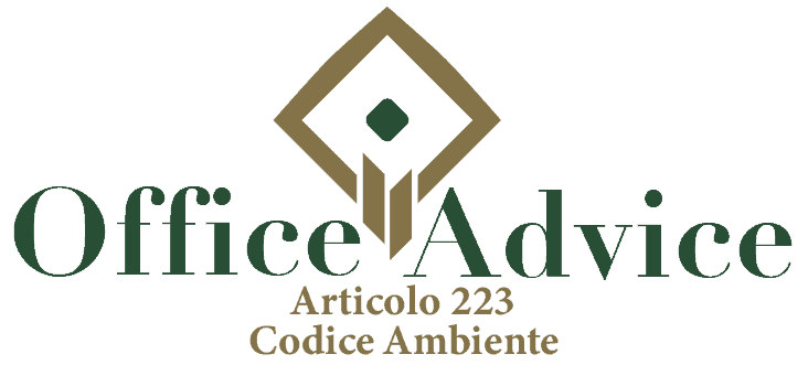 Art. 223 - Codice ambiente
