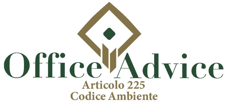Art. 225 - Codice ambiente