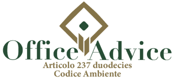 Art. 237 duodecies - codice ambiente