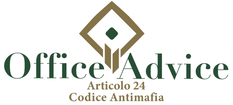Articolo 24 - Codice Antimafia