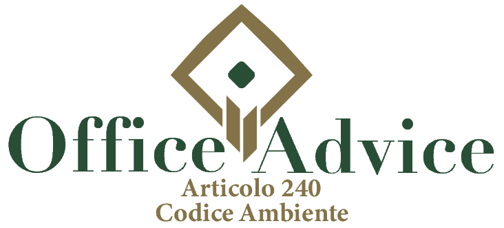 Art. 240 - Codice ambiente