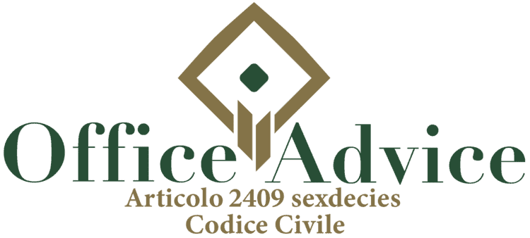 Articolo 2409 sexidecies - Codice Civile