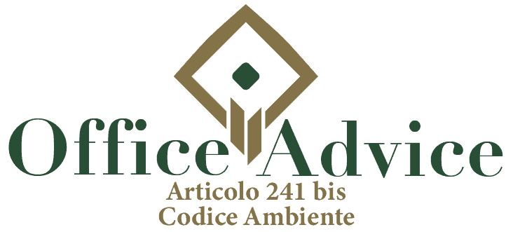 Art. 241 bis - Codice ambiente