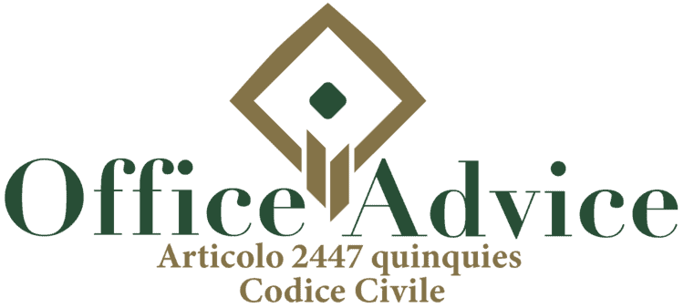 Articolo 2447 quinquies - Codice Civile