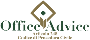 Articolo 248 - codice di procedura civile