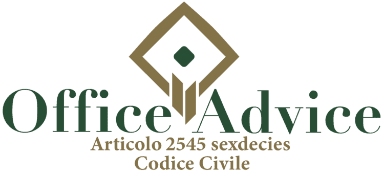 Articolo 2545 sexdecies - Codice Civile