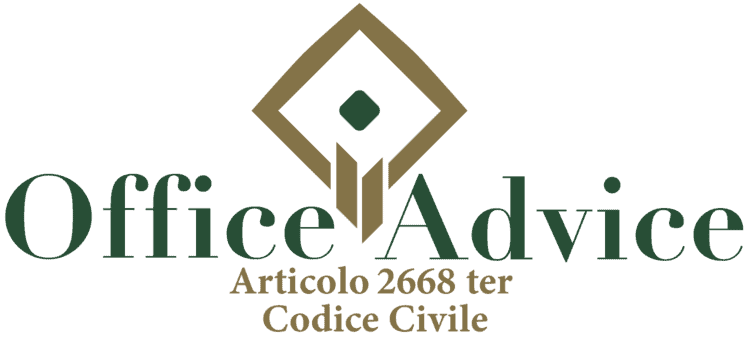 Articolo 2668 ter - Codice Civile