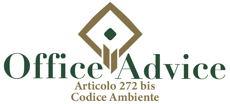 Art. 272 bis - Codice ambiente