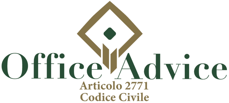 Articolo 2771 - Codice Civile